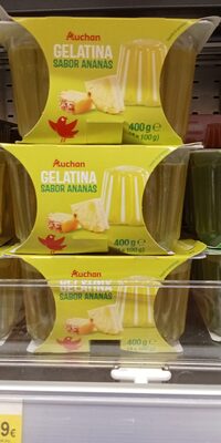 Gelatina Auchan ananás
