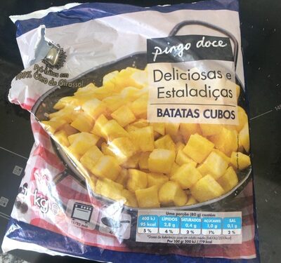Batatas cubos