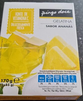 Gelatina Sabor Ananás