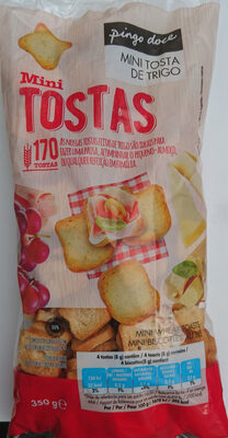 Mini Tostas front packaging