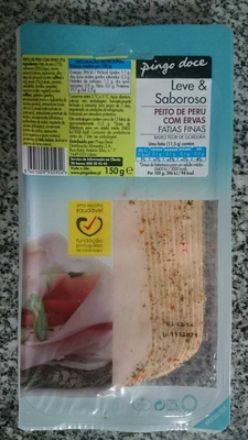Peito de Peru com Ervas, Fatias Finas front packaging