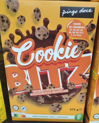 Cookie Bitz Cereais Mini Cookies com Pepitas de Chocolate