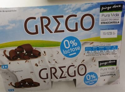 Iogurte Tipo Grego Stracciatella