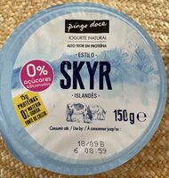 Iogurte Natural Estilo Skyr Islandês