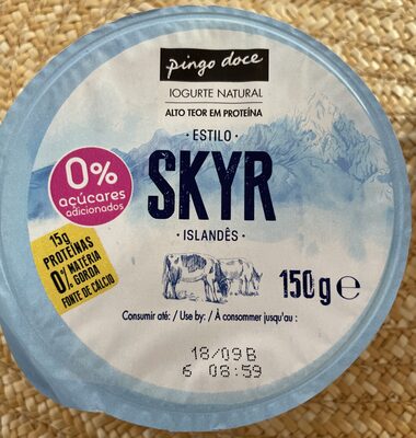 Iogurte Natural Estilo Skyr Islandês front packaging