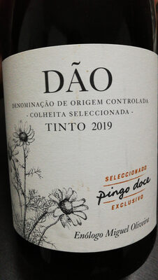 Dão Denominação de Origem Controlada Colheita Seleccionada Tinto 2019