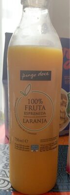100% fruta espremida / Laranja