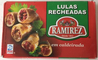 Lulas Recheadas em caldeirada front packaging