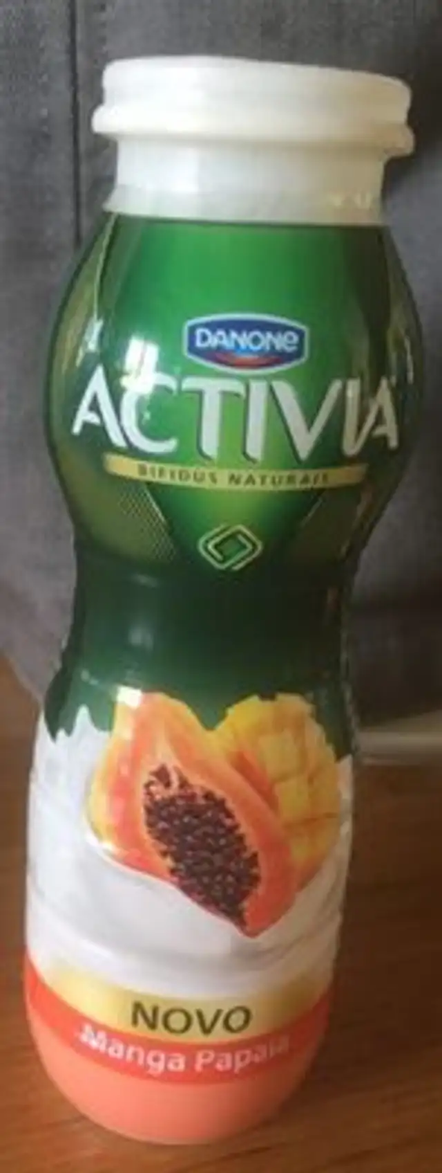 Activia mangue papaye front packaging