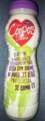 Corpos Danone abacate e lima