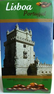 Amêndoas cobertas com chocolate