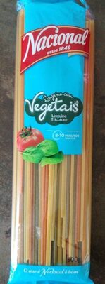 Linguine com Vegetais front packaging