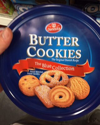 Butter Cookies The Blue Collection front packaging