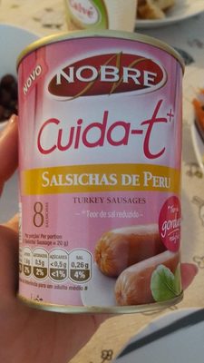 Salsichas de peru front packaging