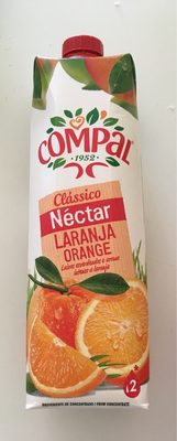 Compal Clássico Néctar Laranja front packaging