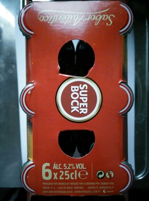 BLE 6X25CL BIER.SUPER BOCK 5.2