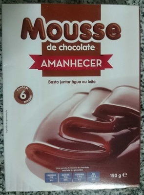 Mousse de chocolate front packaging
