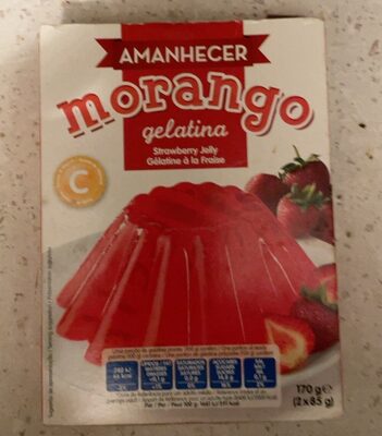 Gelatina Amanhecer Morango