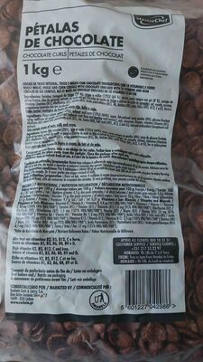 Pétalas de chocolate