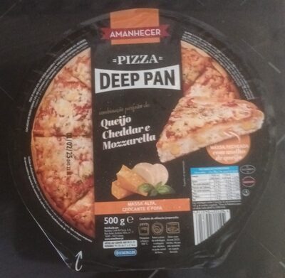 Pizza Deep Pan Queijo Cheddar e Mozzarella