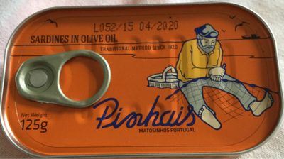 Sardines à l'Huile d'Olive front packaging