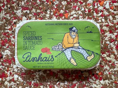 Spiced Sardines In Tomato Sauce front packaging