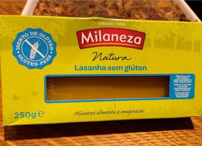 Lasanha Sem Glúten front packaging