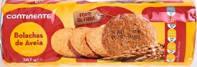 Bolachas de Aveia front packaging