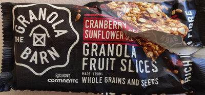 Cranberry Sunflower Seed Granola Fruit Slices