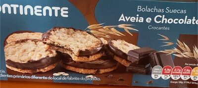 Bolachas Suecas Aveia et chocolate