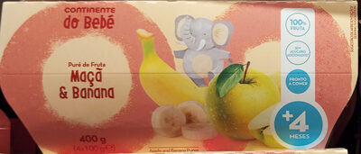 Puré de Fruta Maçã & Banana