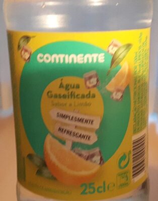 Água Gaseificada Sabor a Limão