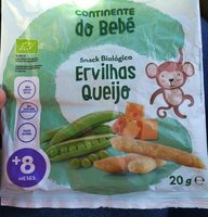 Snack Biológico Ervilhas Queijo
