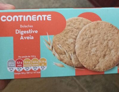 Bolachas Digestive Aveia front packaging