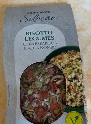 Risotto Legumes com Espargos e Alga Kombu