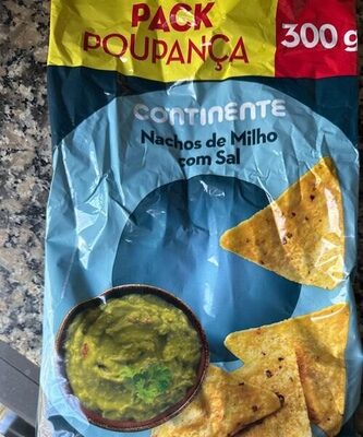 Nachos de milho com sal