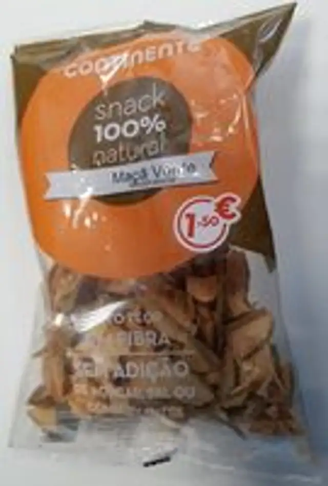 Snack 100% naturel Maça Verde desidratada