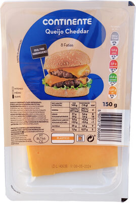 Queijo Cheddar front packaging