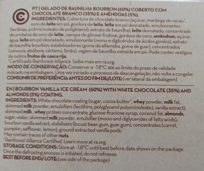 Mini Magníficos Chocolate Branco e Amêndoas