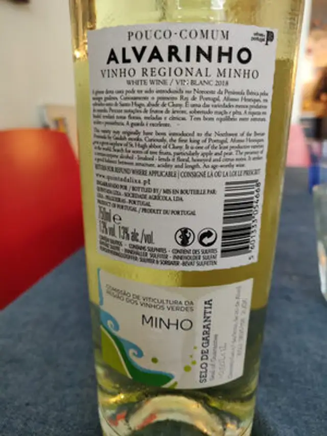 Alvarinho front packaging