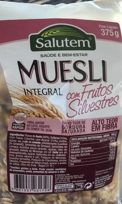 Muesli integral com frutos silvestres