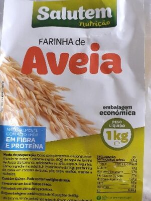 Farinha de Aveia front packaging