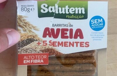Barritas de Aveia front packaging