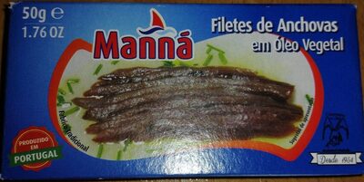 Filetes de Anchovas em Óleo Vegetal