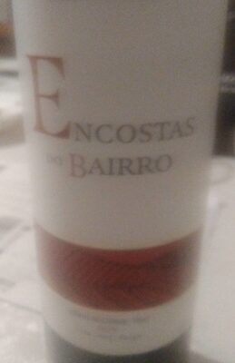 Vinho Tinto Encostas do Bairro front packaging