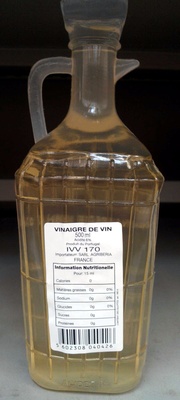 Vinaigre de vin (Acidité 6%)