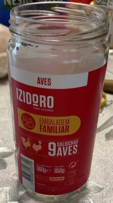 9 Salsichas Aves front packaging