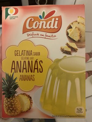 Gélatine goût Ananas