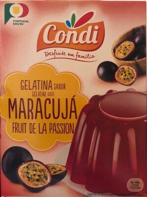Gelatine condi fruit de la passion
