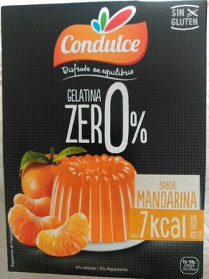 Gelatina ZERO% Sabor mandarina